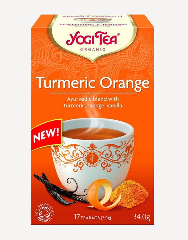 תה יוגי Tumeric Orange כורכום ותפוז אורגני 34 גרם
