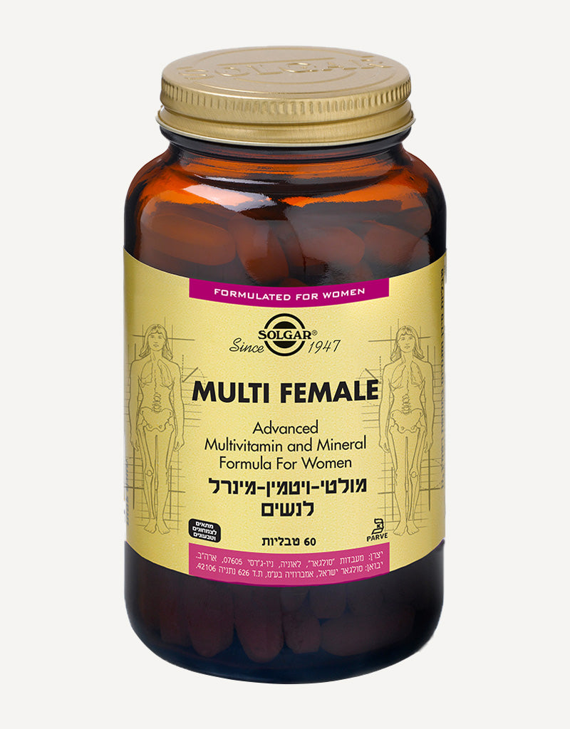 סולגאר מולטי ויטמין לנשים 60 טבליות - ByBy Today פורטל בריאות