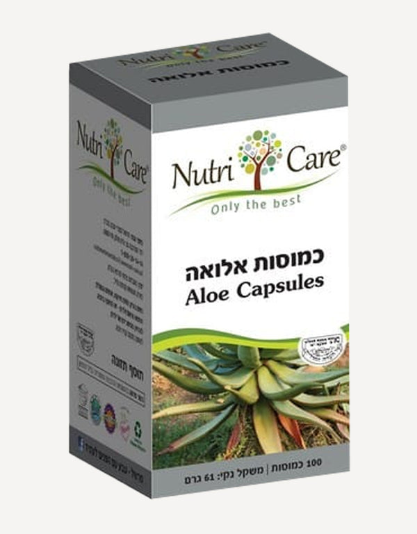 אלואה לסיוע במקרי עצירות נוטריקר 100 כמוסות
